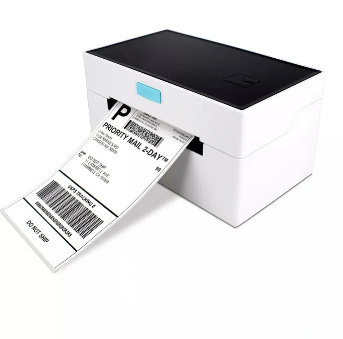 

4 inch 110mm barcode thermal printer label maker USB blue tooth sticker thermal label barcode printer label Maker