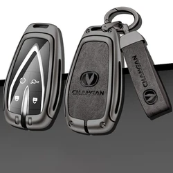 Zinc Alloy Car Key Case Cover for Changan CS35plus CS55plus CS75plus Eado Unit Smart Protection Key Shell Car Accessories