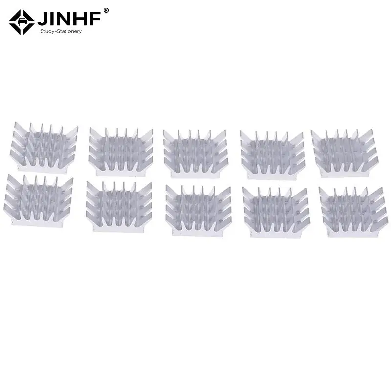 10pcs Radiator Aluminum Heatsink Cooler Radiator Heat Sink For Motherboard DDR VGA RAM Memory IC Chipset Cooler Computer Parts