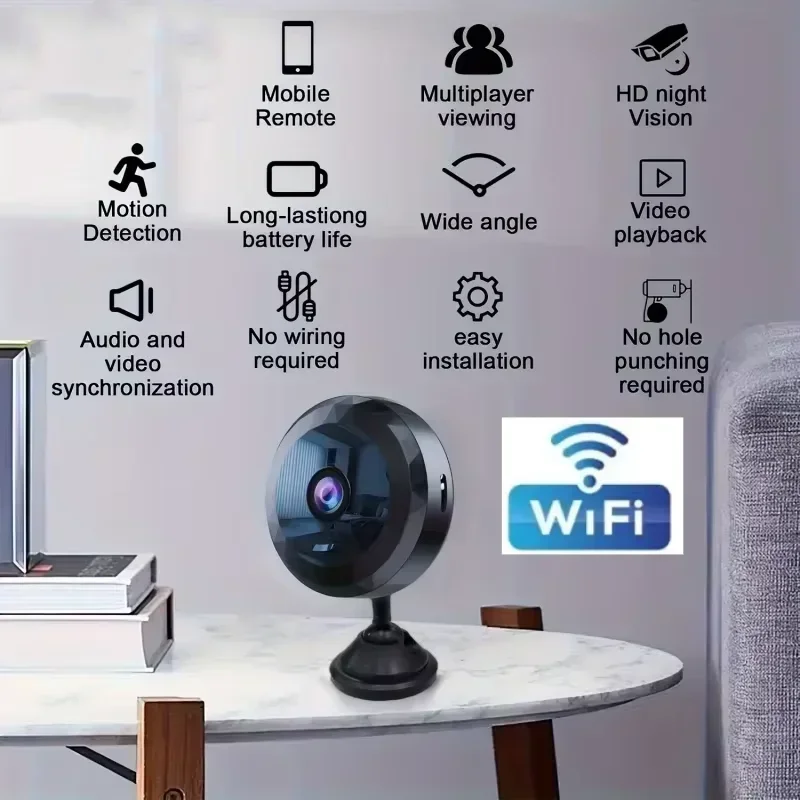 A11 Mini WiFi Camera 1080P HD Wireless Security Camera Security Protection Voice Video Surveillance Night Version Camcorder image 5