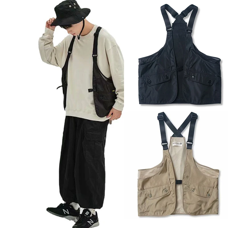 Men Outdoor Tactical Military Hiking Pocket Vest Male Army Camouflage Sports Camping Tank Hunting Fishing Clothes Jackets A52