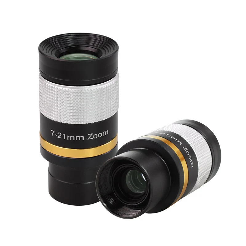 

Datyson Zoom Eyepiece, Zoom 7 to 21 mm 1.25inch Telescope Eyepiece, Suitable for Astronomical Telescopes to Observe Planets and Nebulae
