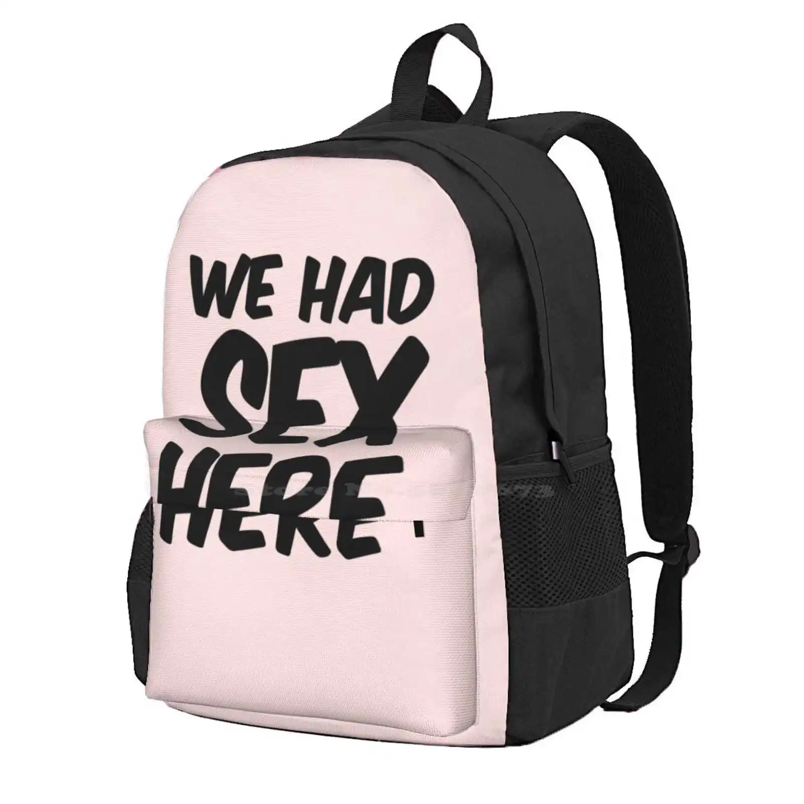 We Had Sex Here Pillow & Duvet Hot Sale Schoolbag Backpack Fashion Bags We Had Sex Here Funny Sexual Sexy Bedroom Living Room