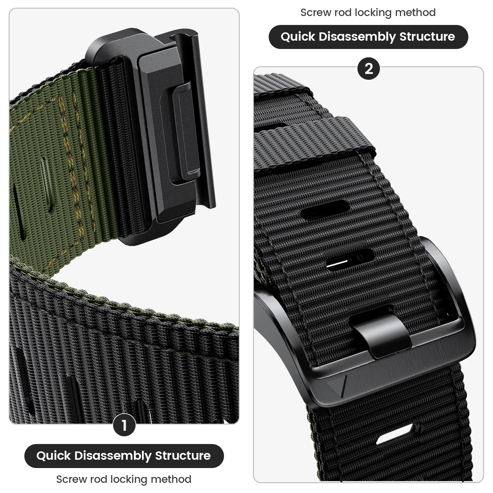 For Garmin Fenix 7X braided nylons Strap Fenix 6 Pro Fenix 5X Garmin 22mm26mm Quick Release Nylon Replacement Strap