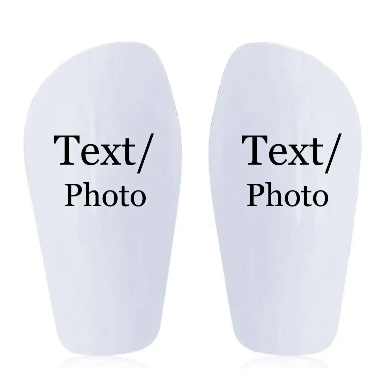 Customized Photo Shin Guards (1 Pair) - Lightweight Sturdy Pe Boards + Eva Cushioning, Skin-Friendly & Comfortable for Sports