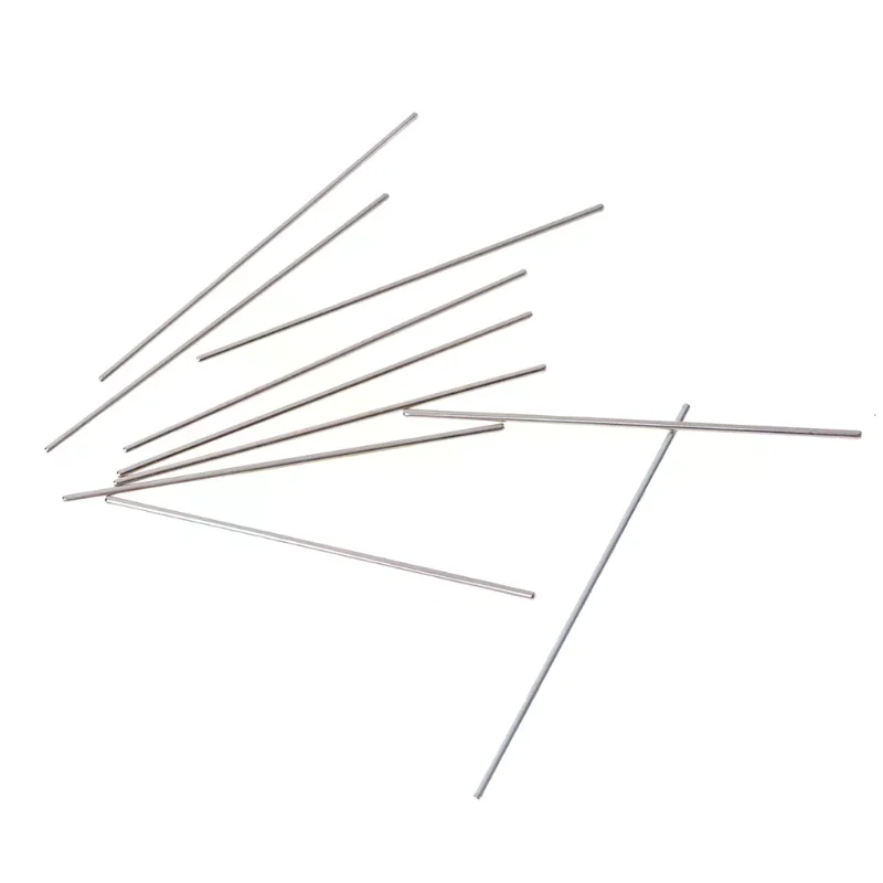 /TPz/10Pcs 2*100mm Metal Model Axle Gear Shaft Diameter 2mm DIY Toy Car Accessories