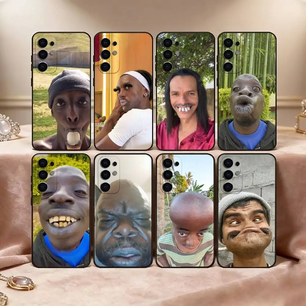 

C-Cool Ugly Man Funny Phone Case For Samsung S25,S24,S21,S22,S23,S30,Ultra,S20,Plus,Fe,Lite,Note,10,Black Cover