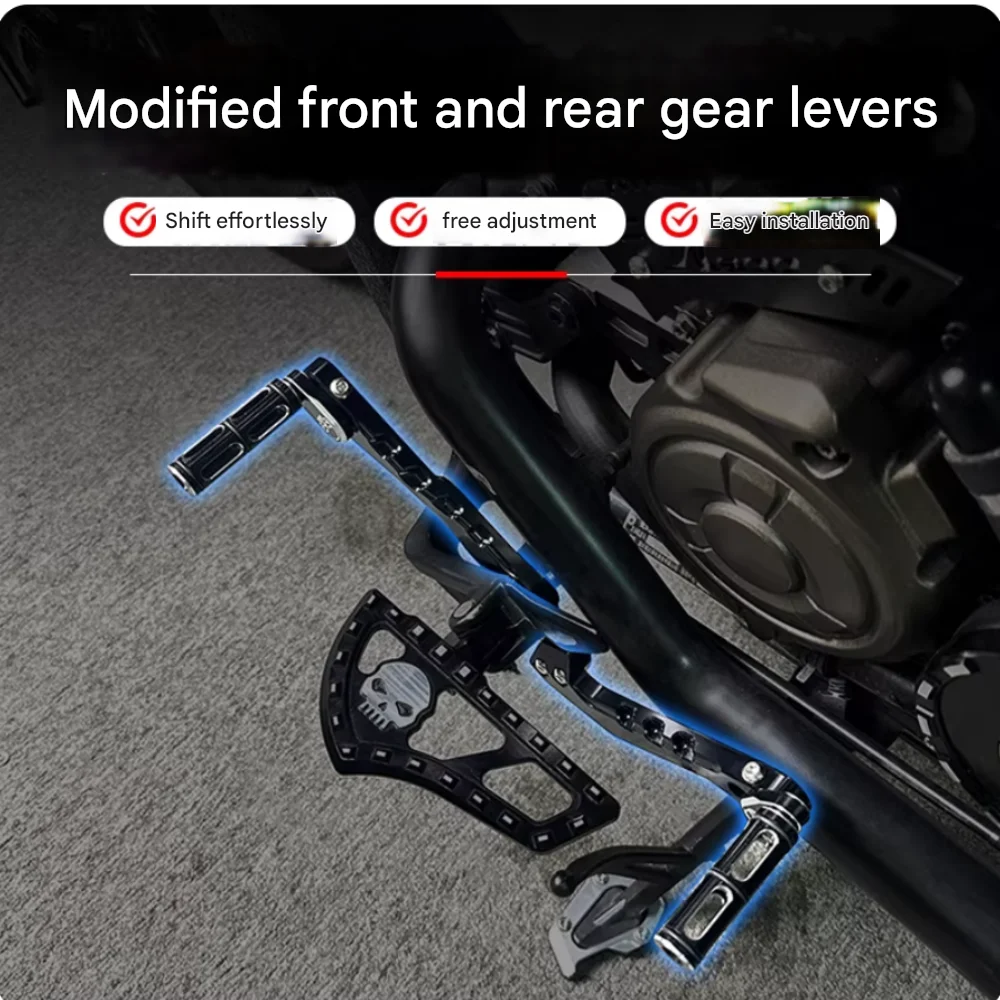 For QJMOTOR SRV600 modification, the front and rear shift levers are adjustable in length and angle.(Qianjiang 600srv).SRV600