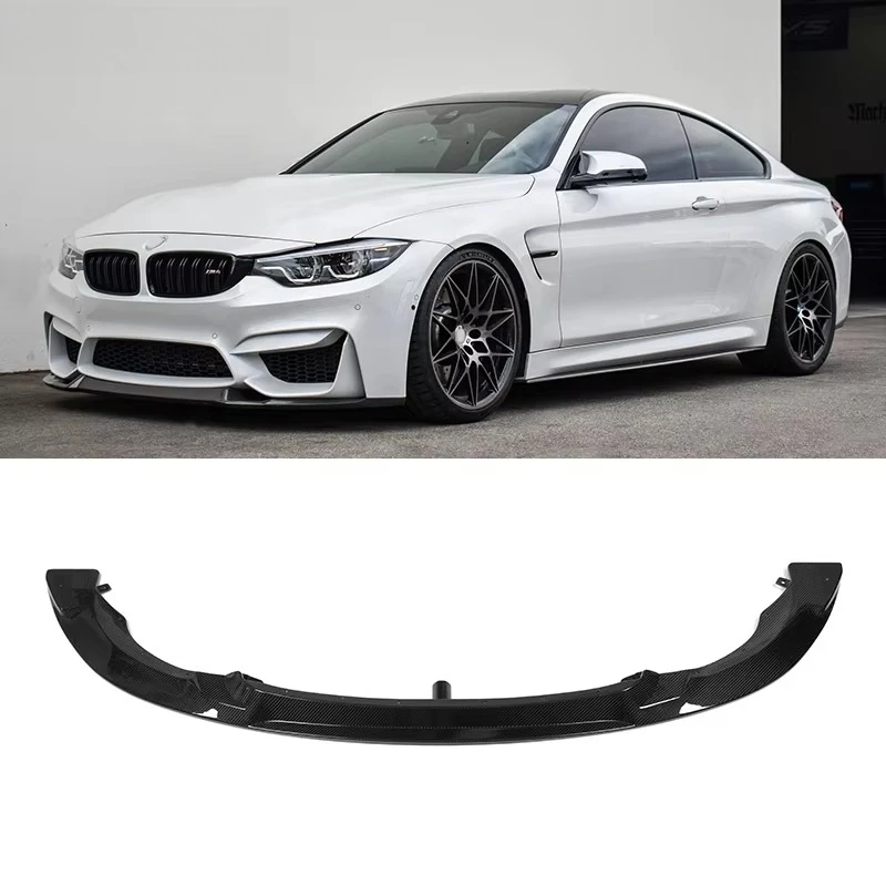 

CS Style Dry Carbon Fiber Front Lip for F80 M3 F82 F83 M4 2014 - 2018 Sedan Coupe Convertible Car Front Bumper Lip