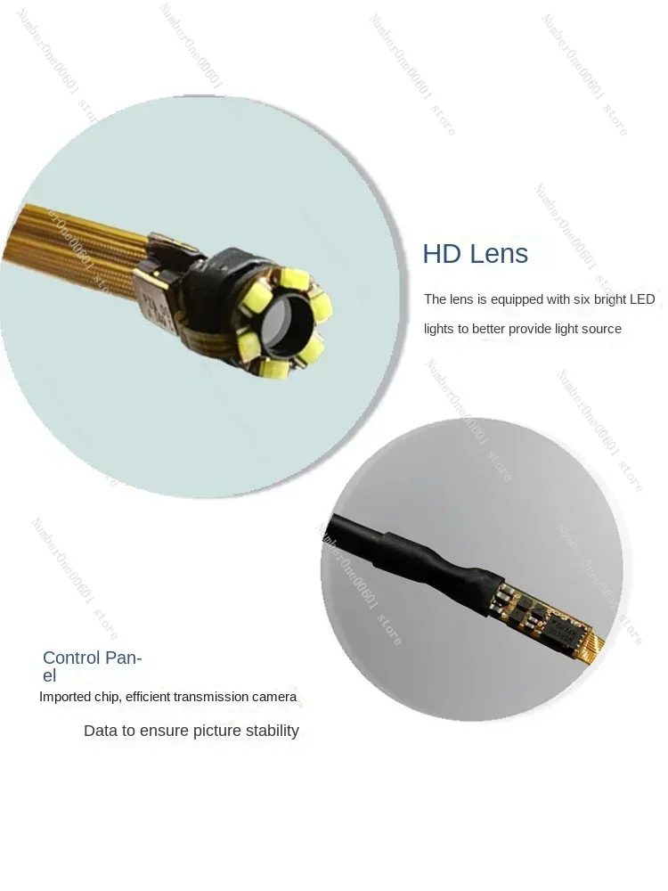 OV9734 Endoscope Camera Module FPC Flexible Cable Tyep-c Android Phone Ultra Fine Endoscope 3.5mm