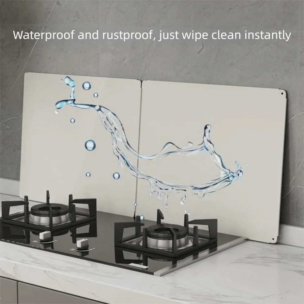 

New Folding Oil Barrier Board Anti-splash Stove Parts Insulation Baffle Oil Proof Oil Barrier Plate Kitchen Supplies