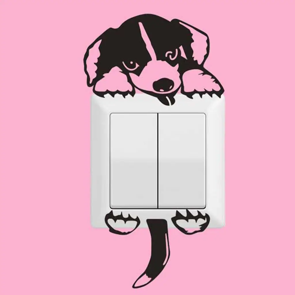 

5 шт., милые наклейки-переключатели, съемные наклейки, домашний декор для детской комнаты