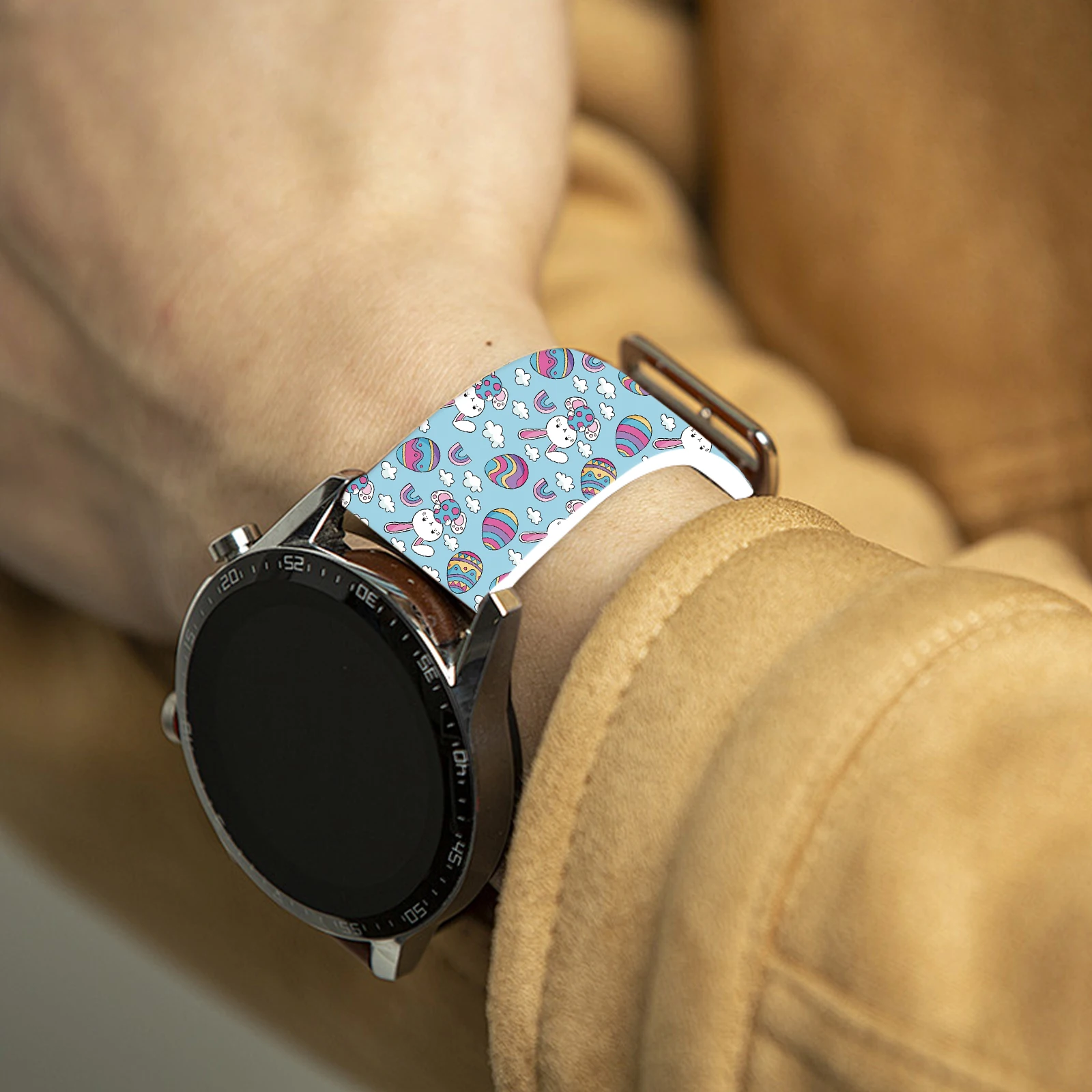 20mm Easter Series Strap 2 for Samsung Galaxy Watch 7/6/5 40mm 44mm Band Replaceable Bracelet for Amazfit Balance 5Pro Watchband
