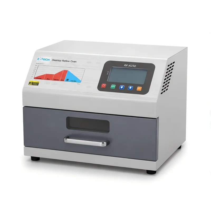 Itech RF-A250 RF-A350 Desktop Drawer Reflow Oven For Pcb Prototyping Smt Smd Assembly Precision Reflow Soldering Machine