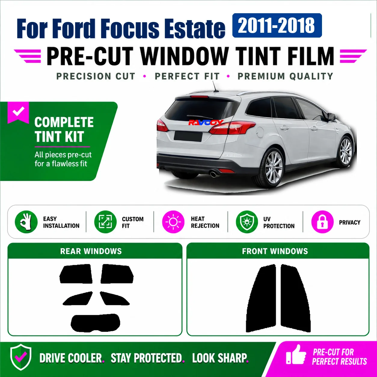 for-ford-focus-estate-2011-2018-privacy-tint-film-tinted-full-set-window-uv-heat-rejection