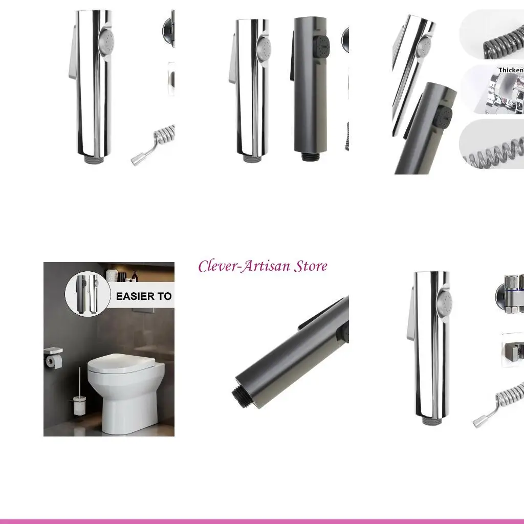 

E06B Портативный ручной распылитель для биде, набор для ванной комнаты, распылитель для подгузников, ткани для гигиены воды, в