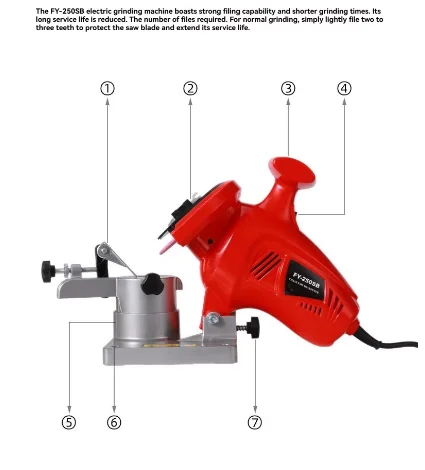 Automatic Chainsaw Chain File Chain Grinding Machine Chainsaw File Grinding Chain Grinder Artifact Chainsaw Sharpener