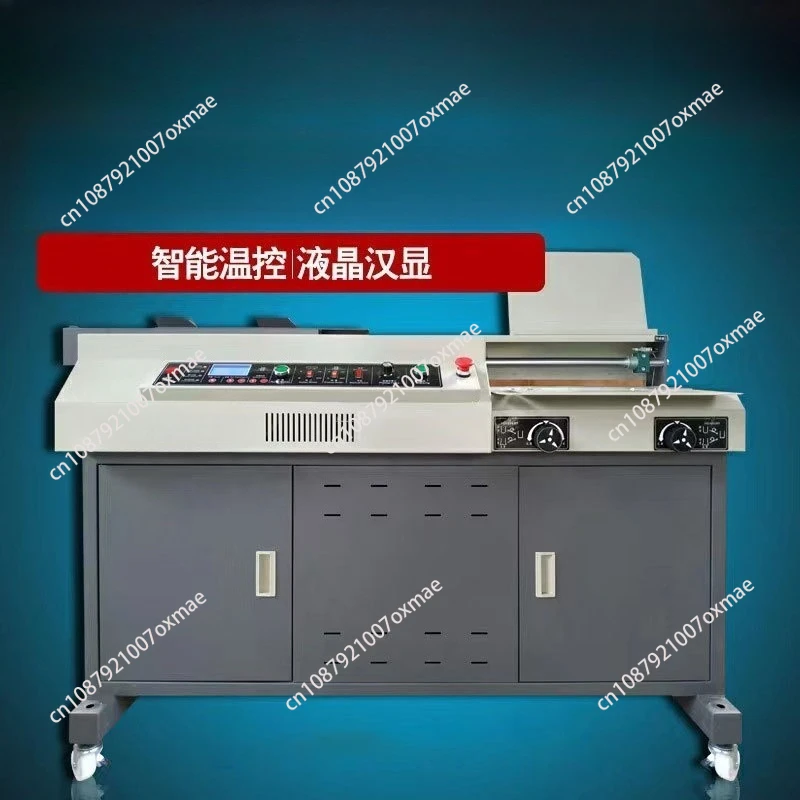 A400F automatic large-scale hot melt glue binding machine A4 wireless glue binding machine  tender book document binding machine