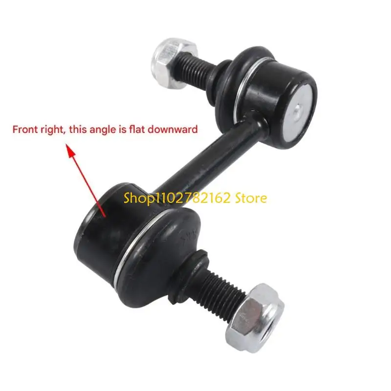 

547B Upgraded Front Suspension Stabilizer Bar Corrosion Resistant Bar with Noise Dampening Bushings Suitable For K90456+K90457