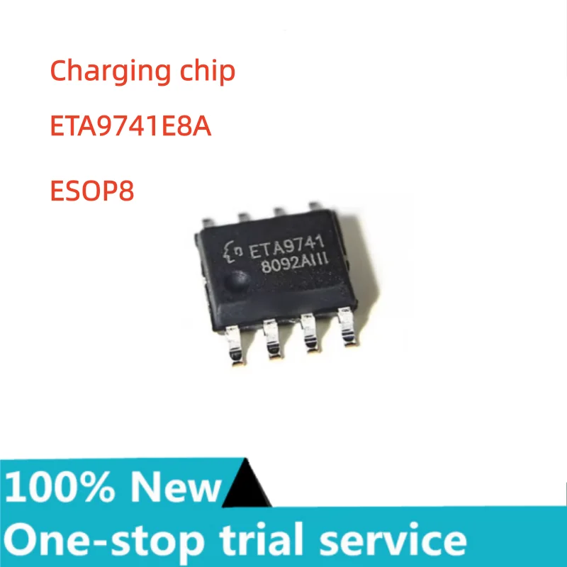 20-100pcs %new stock ETA9741E8A ETA9741 ESOP8 Portable Power Supply Battery Management Charging Chip