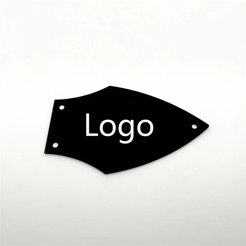 Aluminum Alloy Metal Electric Bass Truss Rod Cover Plate Customized Logo