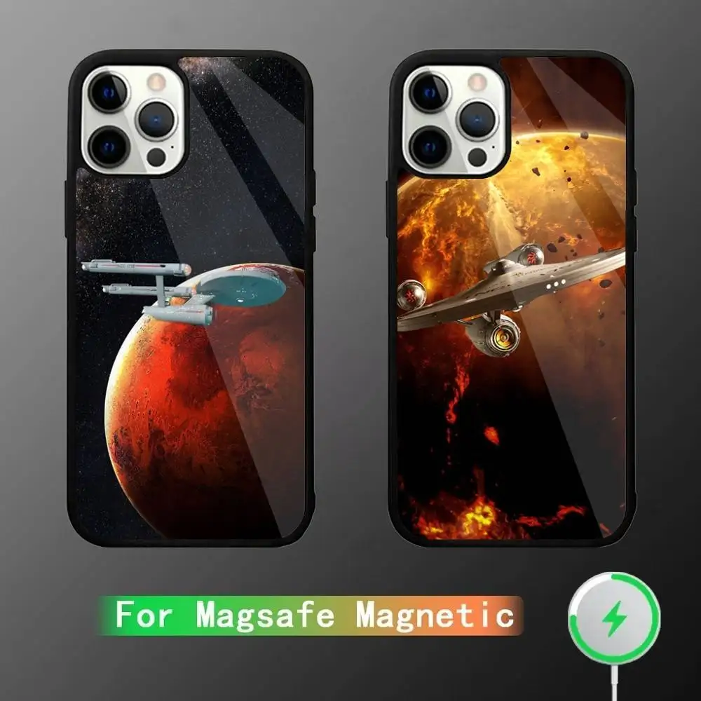 

Star T-Trek tv Phone Case For iPhone 16,15,14,13,12,11,Pro,Max,Plus,Mini,SE New Magsafe Magnetic Wireless Charging