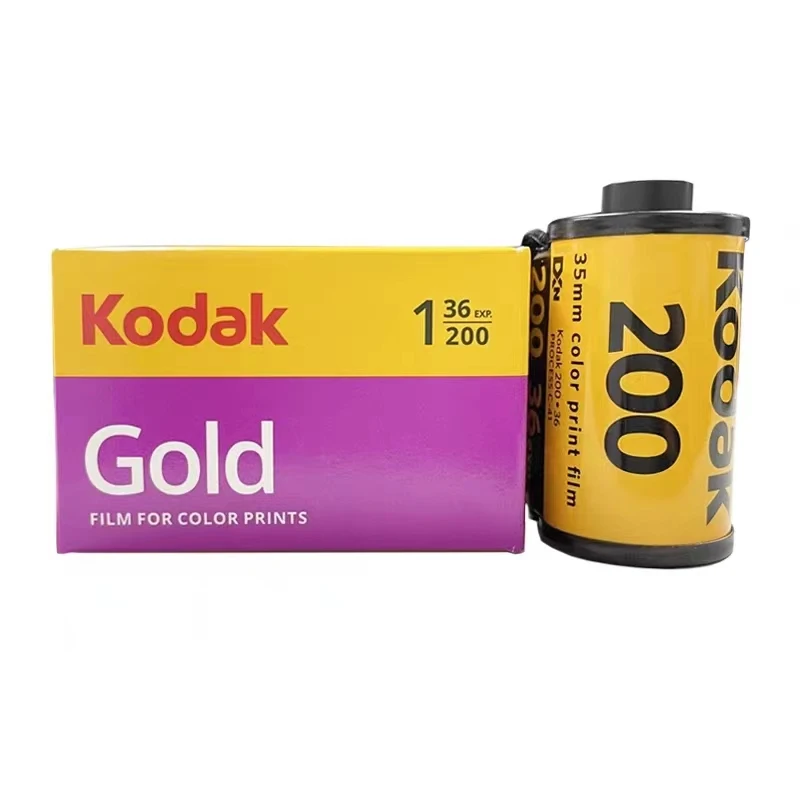 KODAK-Film de 35mm, 36 expositions par rouleau, adapté pour appareil photo Kodak M35/M38, 36EXP, film négatif pour appareil photo 200, 1-10 rouleaux, or 135