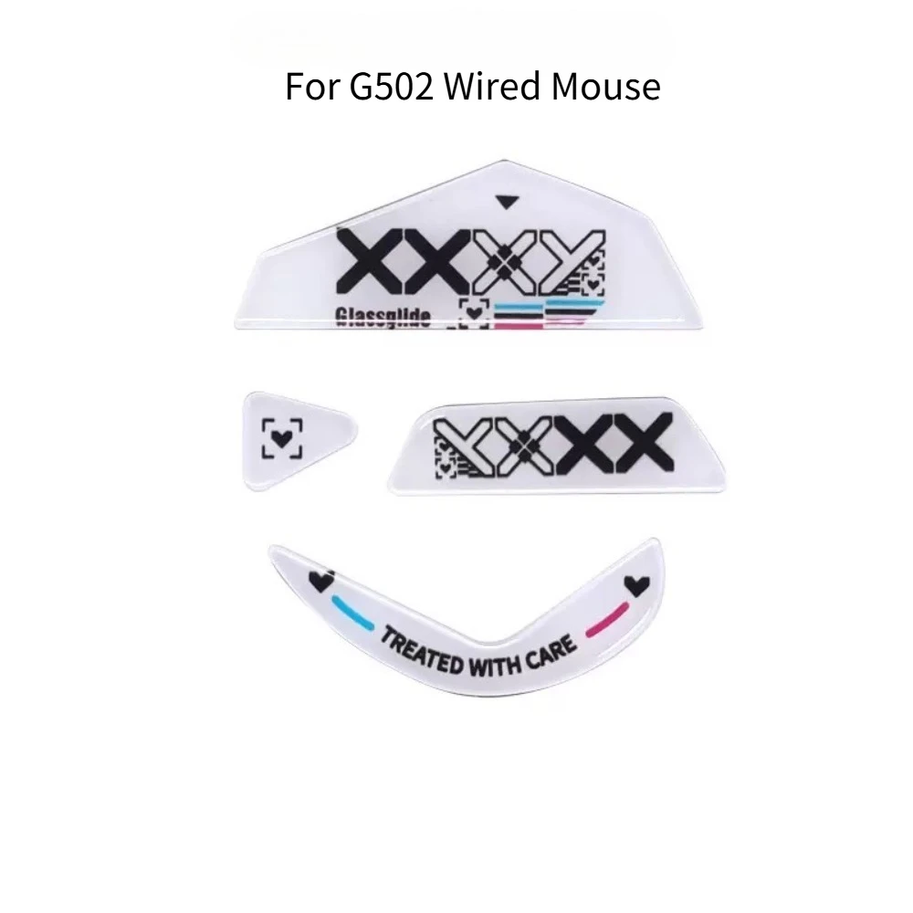 Tempered Glass Mouse feet Sticker for Logitech G502 RGB/HERO Wired Mouse