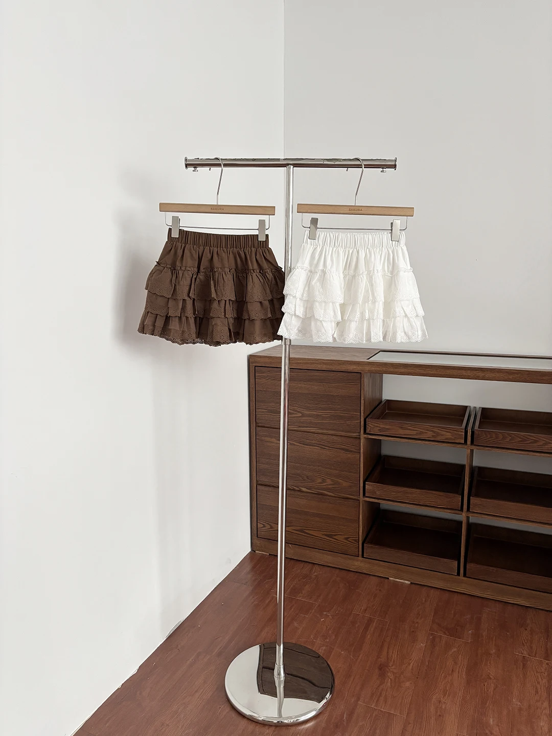 

Korean Style High Waist Cake Skirt Women's Summer Sweet Ballet Slimming Prevent Exposure A-Line Skirt Short Fluffy Skirt