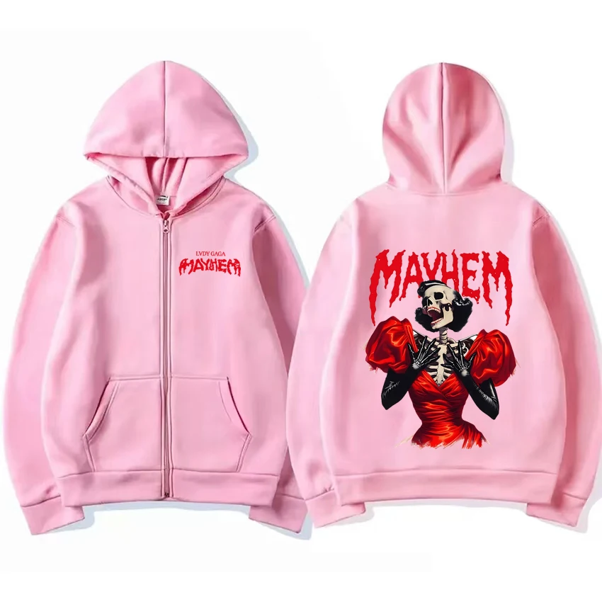 Mayhem Ball lady gaga fashion Hoodie Coat 2025 new Men's Women