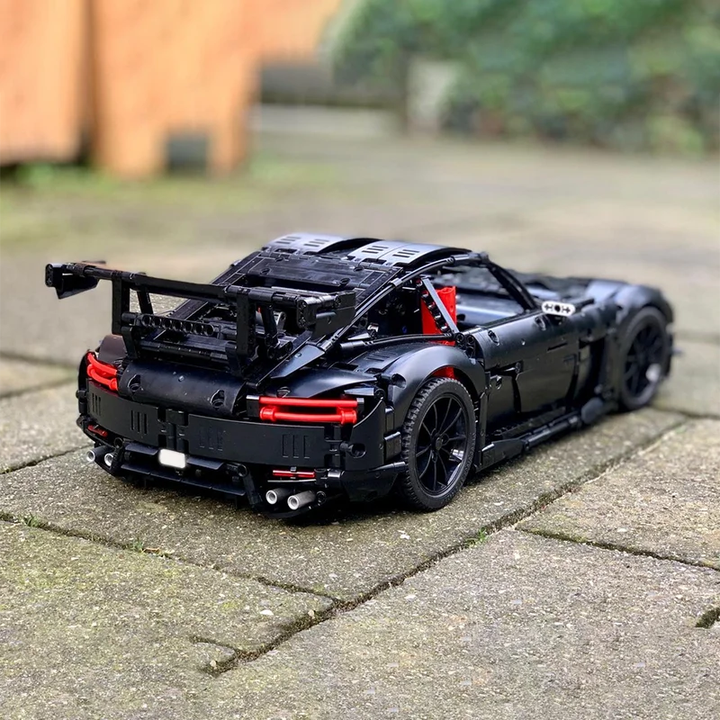 [2660 قطعة] مجموعة MOC المخصصة – سلسلة Mercedessas-AMG GT R Black، إصدار JamesJT MOC المعدل