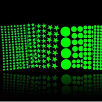 Luminous Stars Wall Stickers Kids Room Decoration Self-adhesive Decals Bedroom Background Home Decor Glow In The Dark Wallpaper