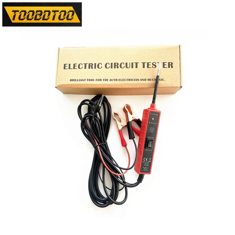 

New 6-24V DC Automotive Electric Circuit Tester Car Electrical System Diagnostic Cable Meter Multi-function Drive Test Pen EM285