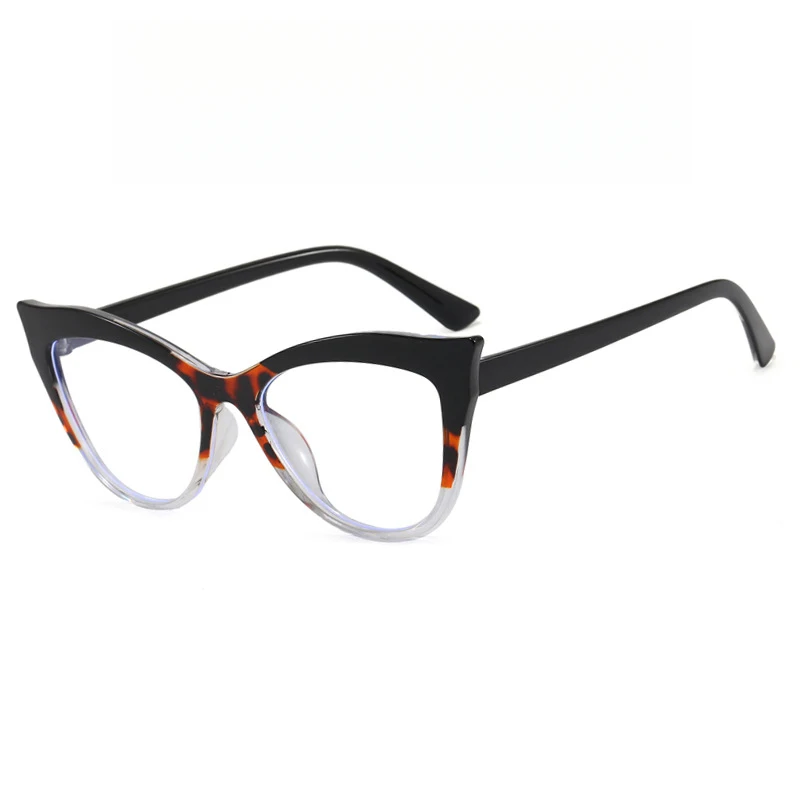 Cat-eye butterfly-shaped decorative eyeglass frames for women to wear daily as anti-blue light glasses