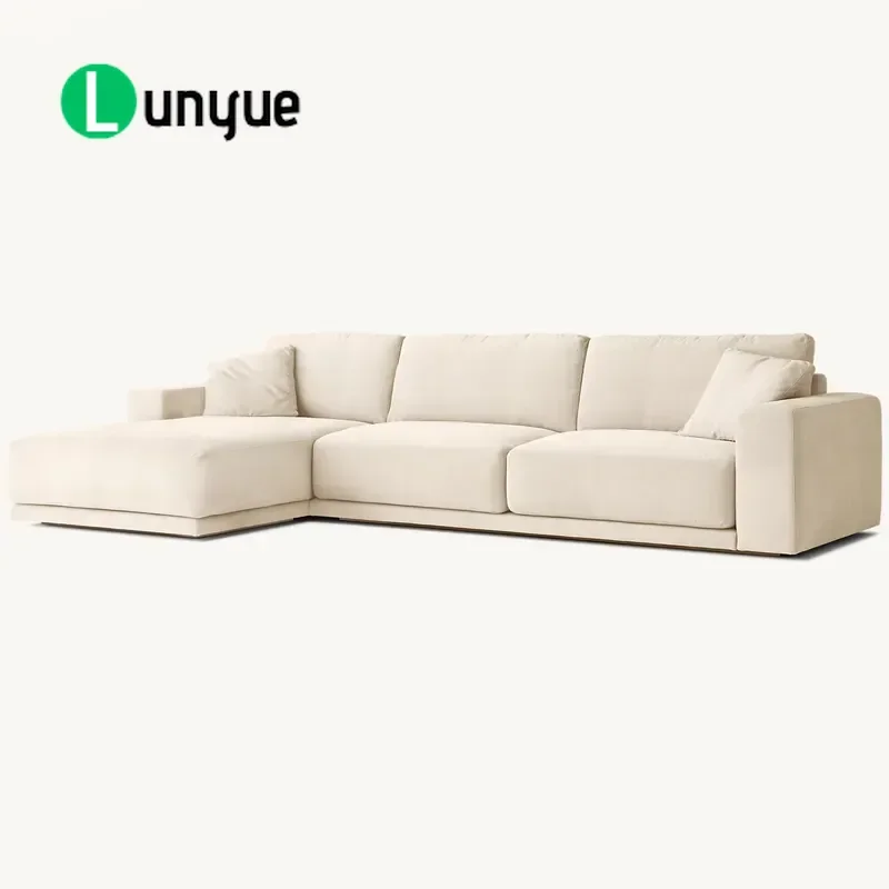 Luxury Modern Modular Sofa Solid Wood Frame Elegant Leisure Combination Couch for Living Room Interior Furniture Comfortable