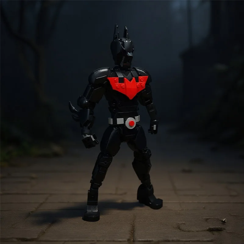 558 Pezzi Figurina Stile Brickheadz a Tema Guerriero Notturno del Futuro (Mark II) MOC Personalizzabile Modulare da Costruire Giocattolo Fai-da-Te Regalo di Compleanno