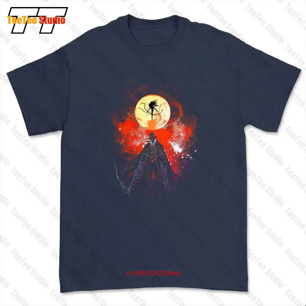 Moon Presence Silhouette Bloodborne T-shirt Tee 4T9F