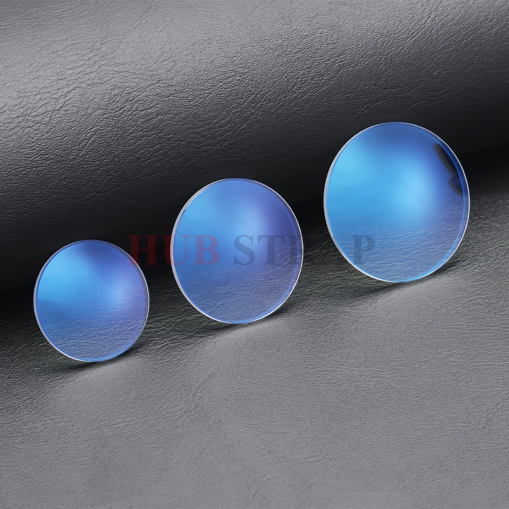 1 قطعة ساعة زجاج الياقوت استبدال مزدوج قبة AR الأزرق 2.0 مللي متر أقطار سميكة 28 مللي متر-38.5 مللي متر كريستال شفاف لصانع الساعات