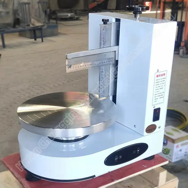 Desktop Birthday Cake Coating Spreader Machine 16
