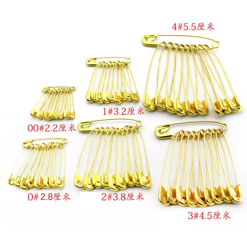 50pcs/Lot High Quality Stainless Steel Safety Pins DIY Sewing Tools Accessory Needles Large Safety Pin Small Brooch Wholesale