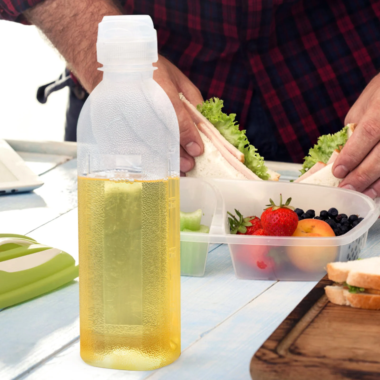 

4 Pcs Squeeze Bottles Oil Tank Nozzle Empty Paint for Sauces Plastic Drizzle Transparent Condiment Cooking