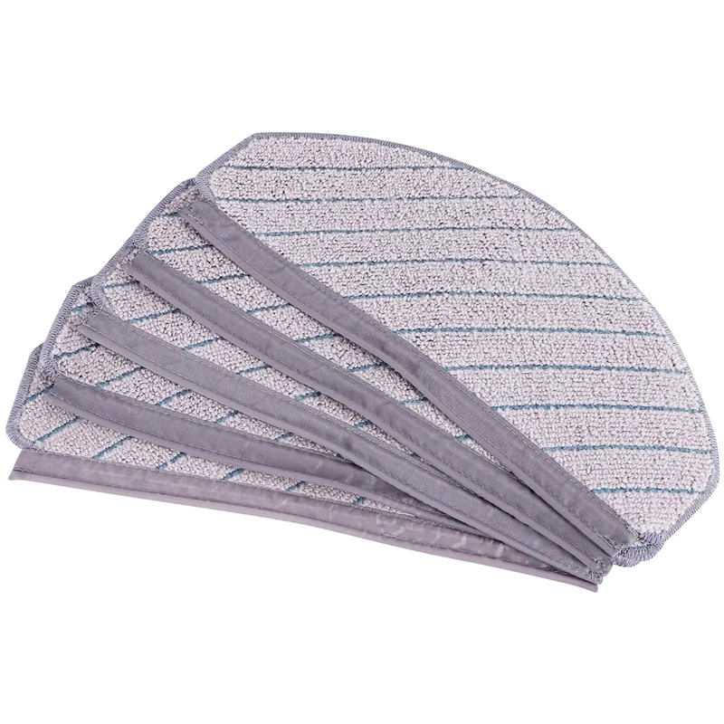 Ecovacs Deebot T10/T10หุ่นยนต์ดูดฝุ่นทำความสะอาดอุปกรณ์เสริมผ้าถูพื้น5ชิ้น