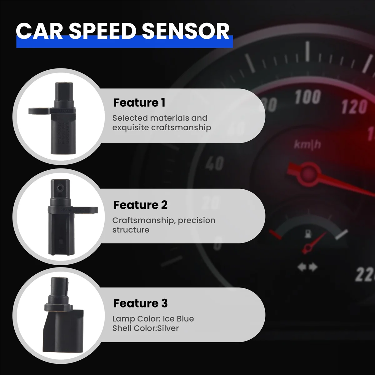 Abs Autosensor Snelheidssensor Voor Ford Focus Mazda 3m5t2b372bc 3m5t2b372bb 3m5t2b372bd