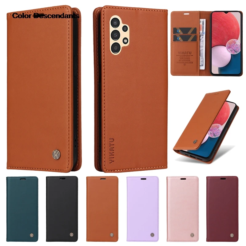 Flip Cover Leather Case For Samsung Galaxy A04 4G SM-A405F Magnetic Wallet Bags For SAM A04s A 04 A047F Phone Cases Card Slot