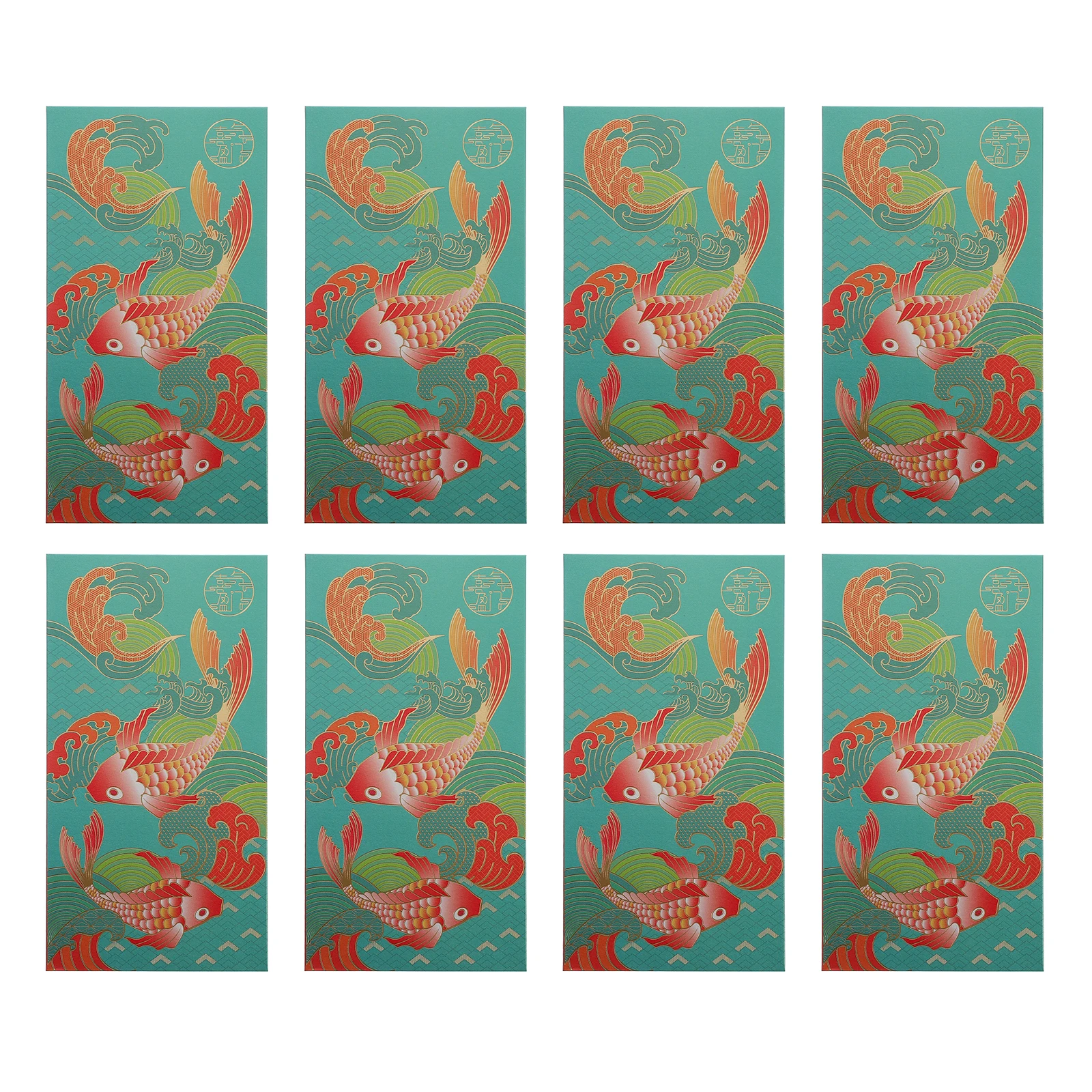 

8 Pcs Red Envelopes Pearl Paper Hong Bao Bags Bronzing Chinese New Year Gift Money Packets Festive Envelopes Printing Products