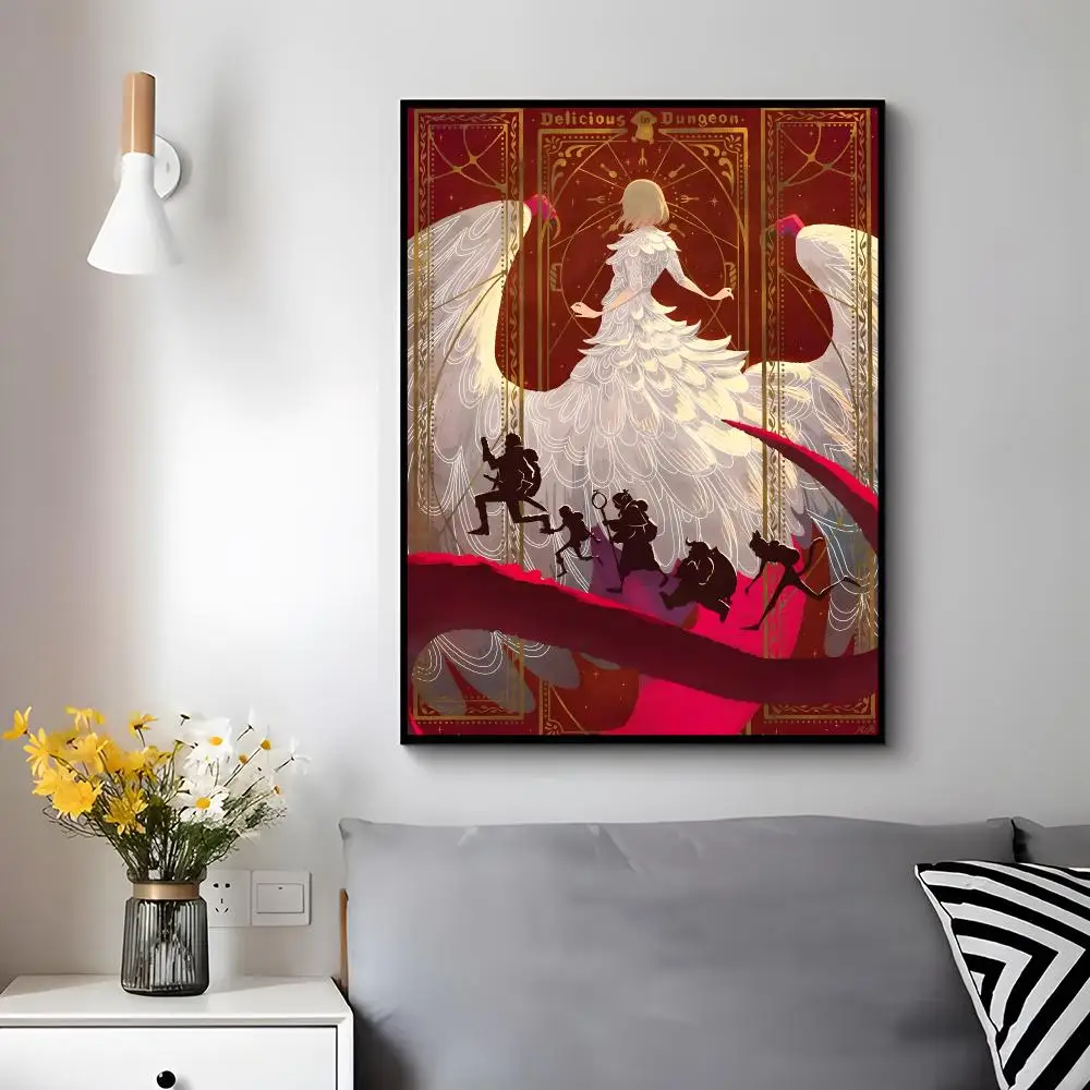 Fantasy Anime D-delicious in Dungeon Poster Modern Luxury Wall Poster Home Decor Space Enhancer