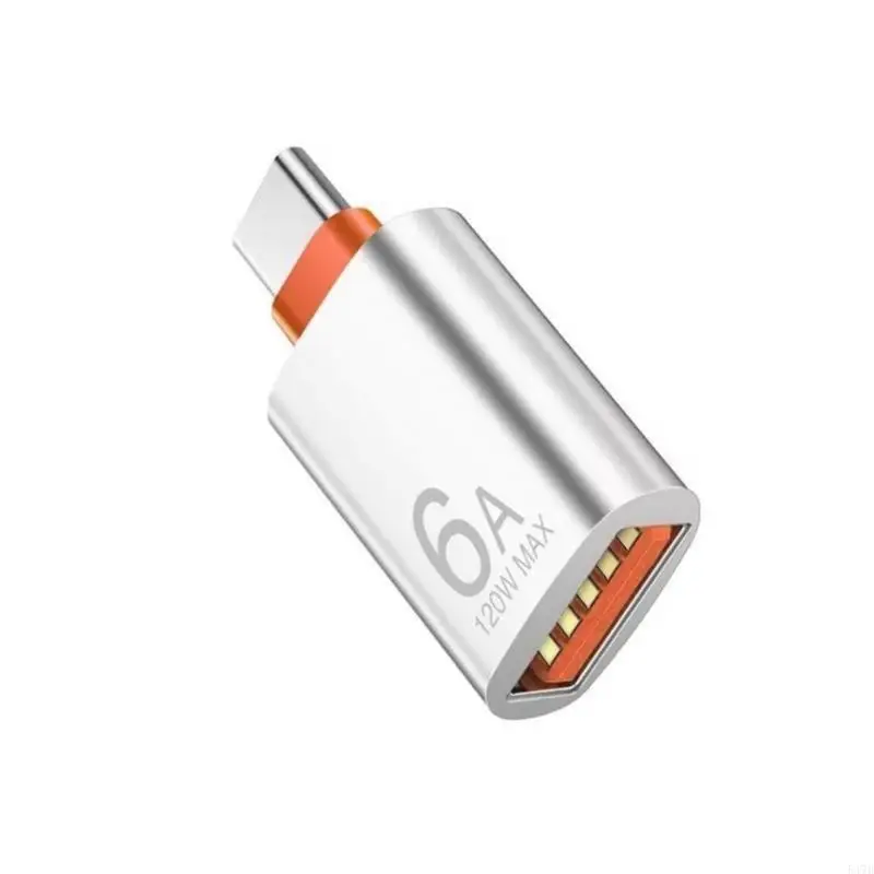 Type C Adapter USB Interfaces & 6A Fast Charging Adapter for Devices