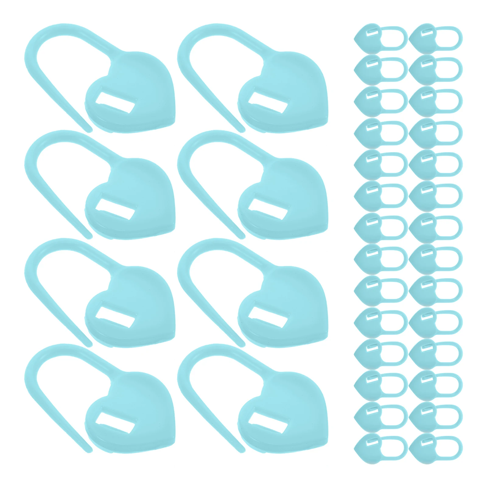 

Heart Shaped Plastic Safety Pins for Knitting Crocheting Diy Craft Supplies Large Stitch Markers Counters Portable
