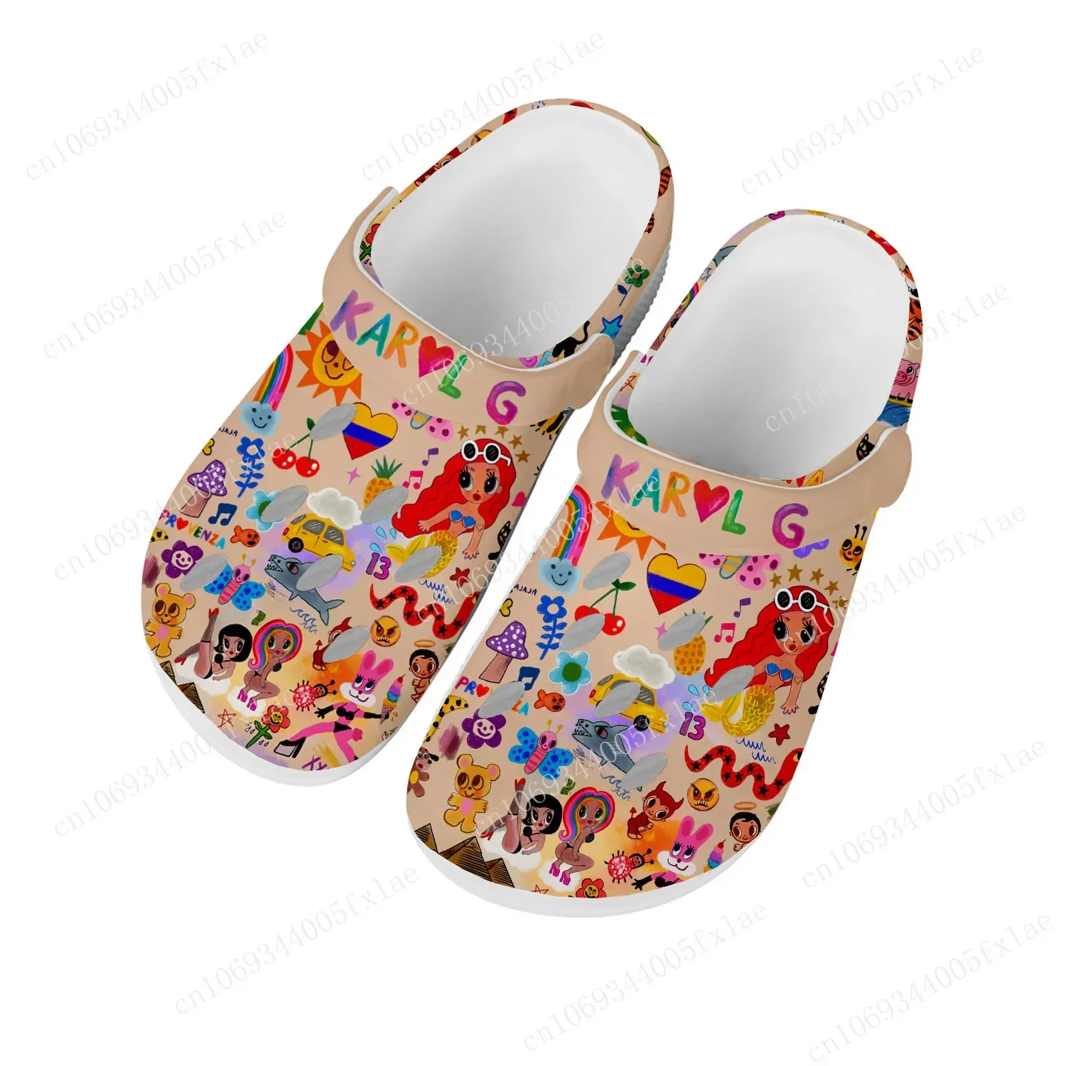 

Manana Sera Bonito Karol G Home Clogs Custom Water Shoes Mens Womens Teenager Shoe Garden Clog Breathable Beach Hole Slippers