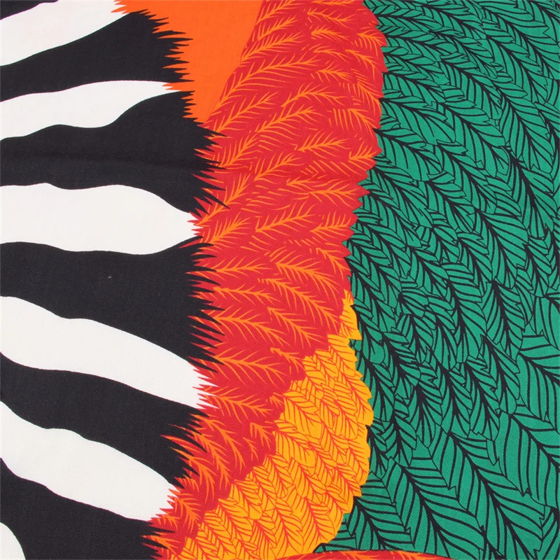 POBING Seide Kaschmir Schal Frauen Hand Gerollt Schals Fly Horse Print Quadratische Schals Wraps Dame Bandana Große Hijabs Weibliche Foulards – Detail 5